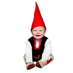 DISFRAZ DE GNOMO TALLA 7-12 MESES NIÑO