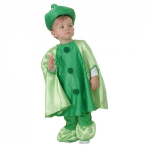 DISFRAZ DE GUISANTE TALLA 2-4 AÑOS NIÑO