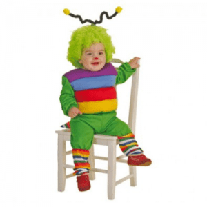 DISFRAZ DE GUSANO TALLA 1-2 AÑOS NIÑO
