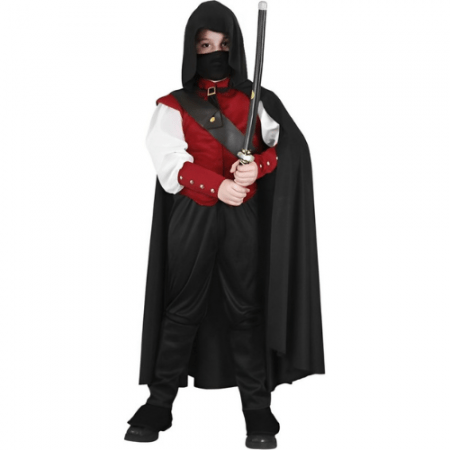 DISFRAZ HEROE ROJO TALLA 5-6 AÑOS NIÑO