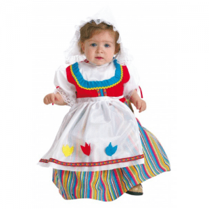 DISFRAZ HOLANDESA TALLA 1-3 AÑOS NIÑA
