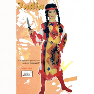DISFRAZ PRINCESA INDIA TALLA 7-9 AÑOS