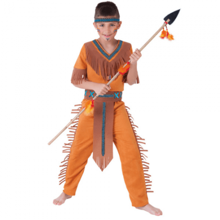DISFRAZ INDIO TALLA 3-4 AÑOS NIÑO