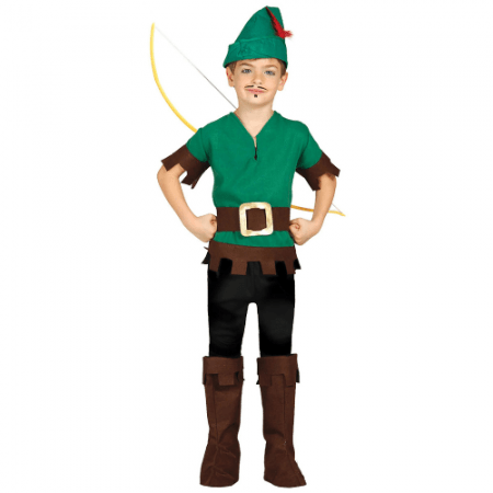 DISFRAZ LADRÓN DEL BOSQUE TALLA 7-9 AÑOS NIÑO