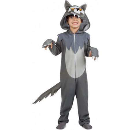 DISFRAZ LOBO TALLA 3-4 AÑOS NIÑO