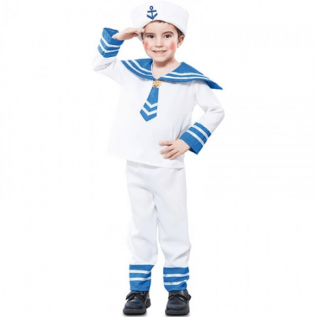 DISFRAZ DE MARINERO TALLA 2-4 AÑOS NIÑO