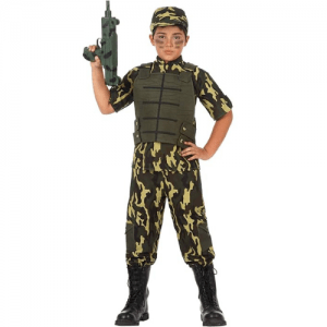 DISFRAZ MILITAR TALLA 5-6 AÑOS NIÑO