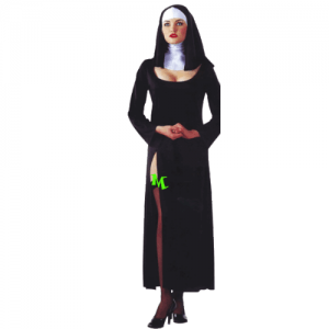 DISFRAZ MONJA SEXY MUJER TALLA UNICA