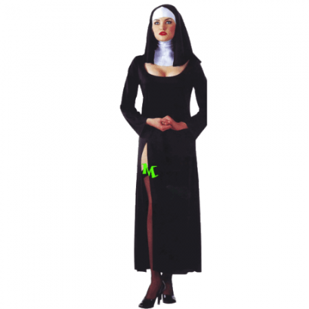DISFRAZ MONJA SEXY MUJER TALLA UNICA