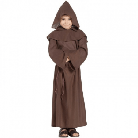 DISFRAZ MONJE TALLA 7-9 AÑOS NIÑO