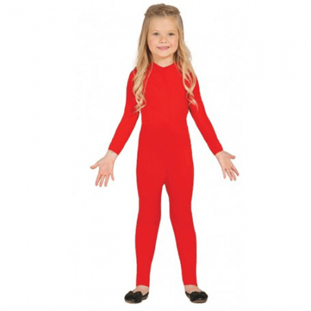 DISFRAZ MONO ELASTICO ROJO COMPLETO TALLA 3-4 AÑOS NIÑA