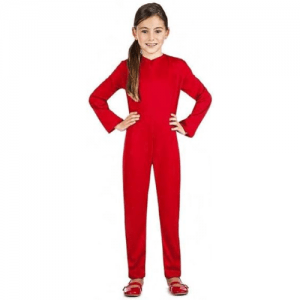 DISFRAZ MONO COMPLETO ROJO TALLA 10-12 AÑOS NIÑA