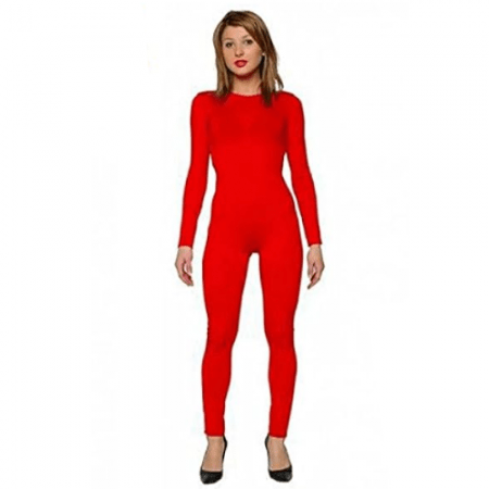 DISFRAZ MONO ELÁSTICO ROJO TALLA UNICA MUJER