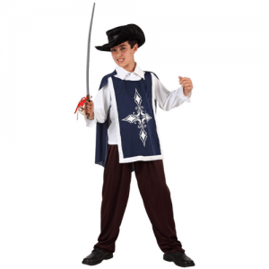 DISFRAZ MOSQUETERO TALLA 7-9 AÑOS NIÑO