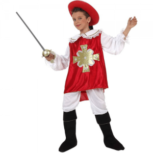 DISFRAZ MOSQUETERO TALLA 3-4 AÑOS NIÑO