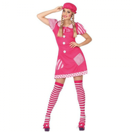 DISFRAZ DE MUÑECA DE TRAPO TALLA M/L MUJER