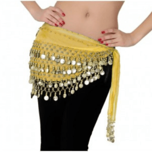 PAÑUELO DE DANZA ARABE DORADO