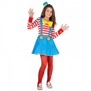 DISFRAZ DE PAYASA TALLA 3-4 AÑOS NIÑA