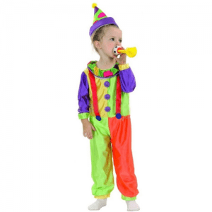 DISFRAZ DE PAYASO TALLA 1-2 AÑOS NIÑO