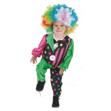 DISFRAZ DE PAYASO TALLA HASTA 12 MESES NIÑO