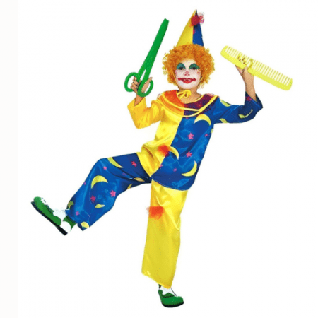 DISFRAZ DE PAYASO TALLA 7-10 AÑOS NIÑO