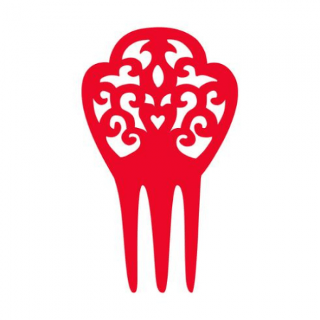 PEINETA ANDALUZA INFANTIL ROJA