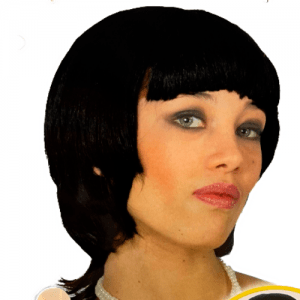 PELUCA POP/STAR NEGRO ADULTO