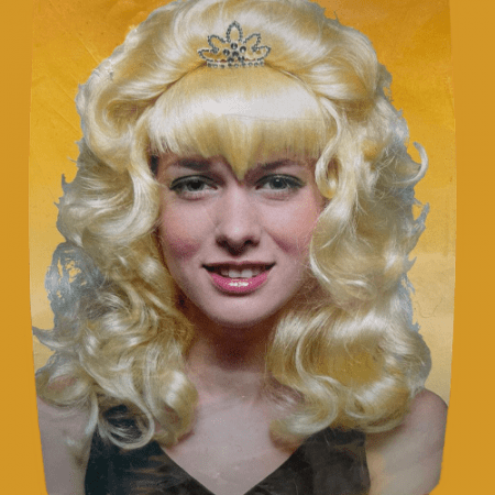 PELUCA PRINCESA RUBIA ADULTO
