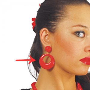 PENDIENTES ROJOS ANDALUZA ADULTO