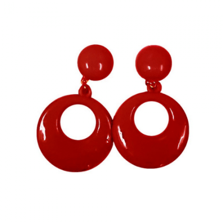 PENDIENTES ROJOS DE ANDALUZA INFANTIL