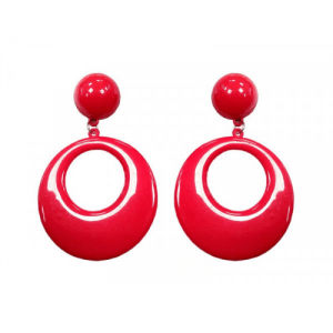 PENDIENTES ROJOS DE ANDALUZA INFANTIL