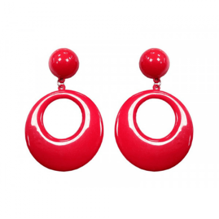PENDIENTES ROJOS DE ANDALUZA INFANTIL