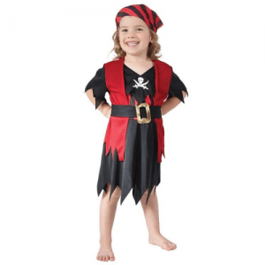 DISFRAZ DE PIRATA TALLA 1-2 AÑOS NIÑA