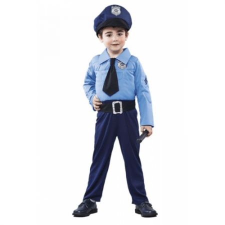 DISFRAZ DE POLICÍA TALLA 2-4 AÑOS NIÑO