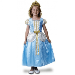 DISFRAZ PRINCESA AZUL LUJO TALLA 7-9 AÑOS NIÑA