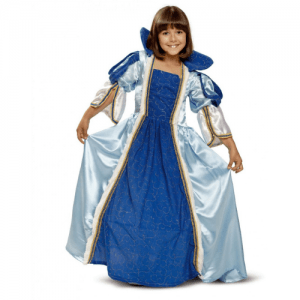 DISFRAZ PRINCESA AZUL TALLA 5-6 AÑOS NIÑA
