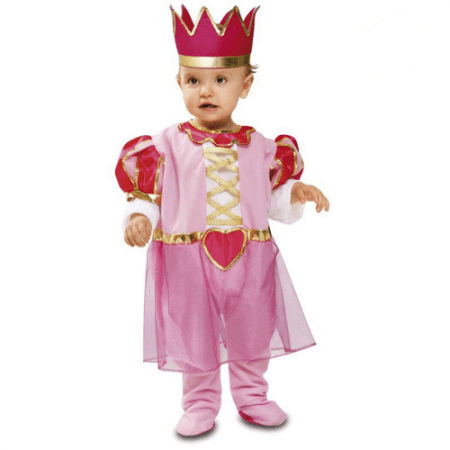 DISFRAZ DE PRINCESA ROSA TALLA 7-12 MESES NIÑA