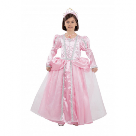DISFRAZ PRINCESA ROSA TALLA 5-6 AÑOS NIÑA