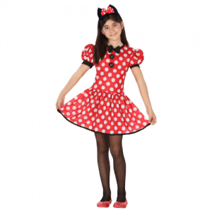 DISFRAZ RATONA MINNIE TALLA 5-6 AÑOS NIÑA