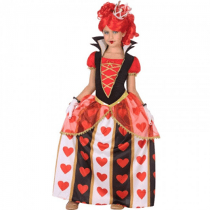 DISFRAZ REINA DE CORAZONES TALLA 3-4 AÑOS NIÑA