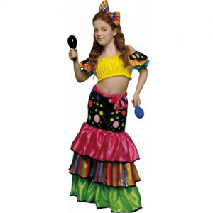 DISFRAZ SALSA TALLA 7-9 AÑOS NIÑA