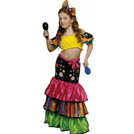 DISFRAZ SALSA TALLA 7-9 AÑOS NIÑA