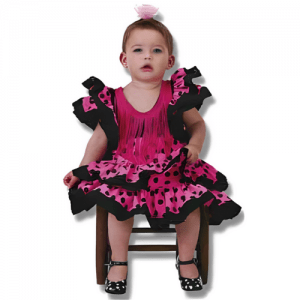 DISFRAZ DE SEVILLANA TALLA 0-1 AÑOS NIÑA