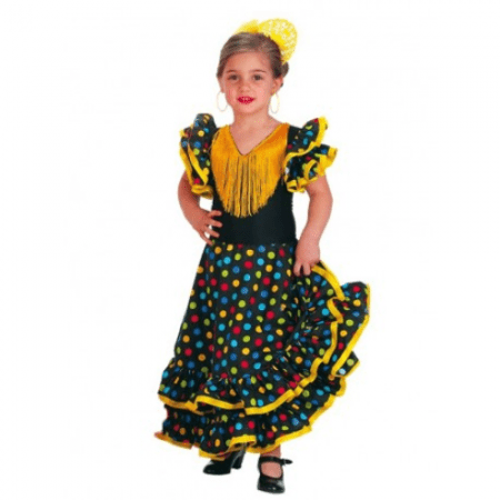DISFRAZ SEVILLANA TALLA 5-7 NIÑA