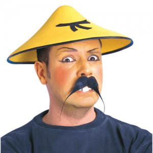 SOMBRERO CHINO DE FIELTRO AMARILLO