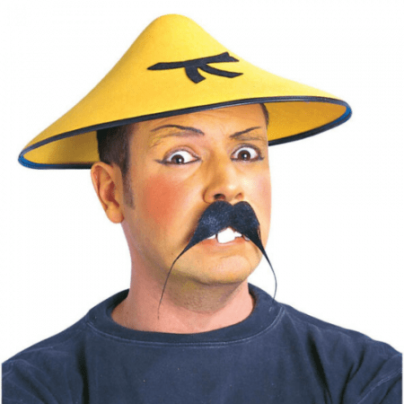 SOMBRERO CHINO DE FIELTRO AMARILLO