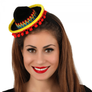 MINI SOMBRERO DE MEXICANO ADULTO