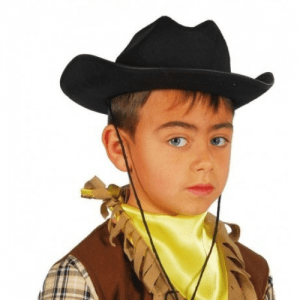 SOMBRERO VAQUERO NEGRO INFANTIL