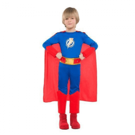 DISFRAZ SUPERHEROE TALLA 7-9 AÑOS NIÑO