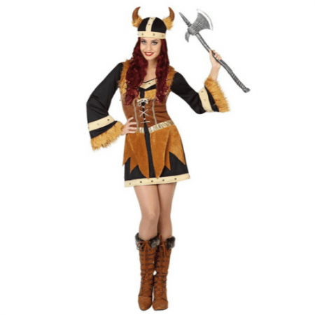 DISFRAZ DE VIKINGA TALLA M-L MUJER